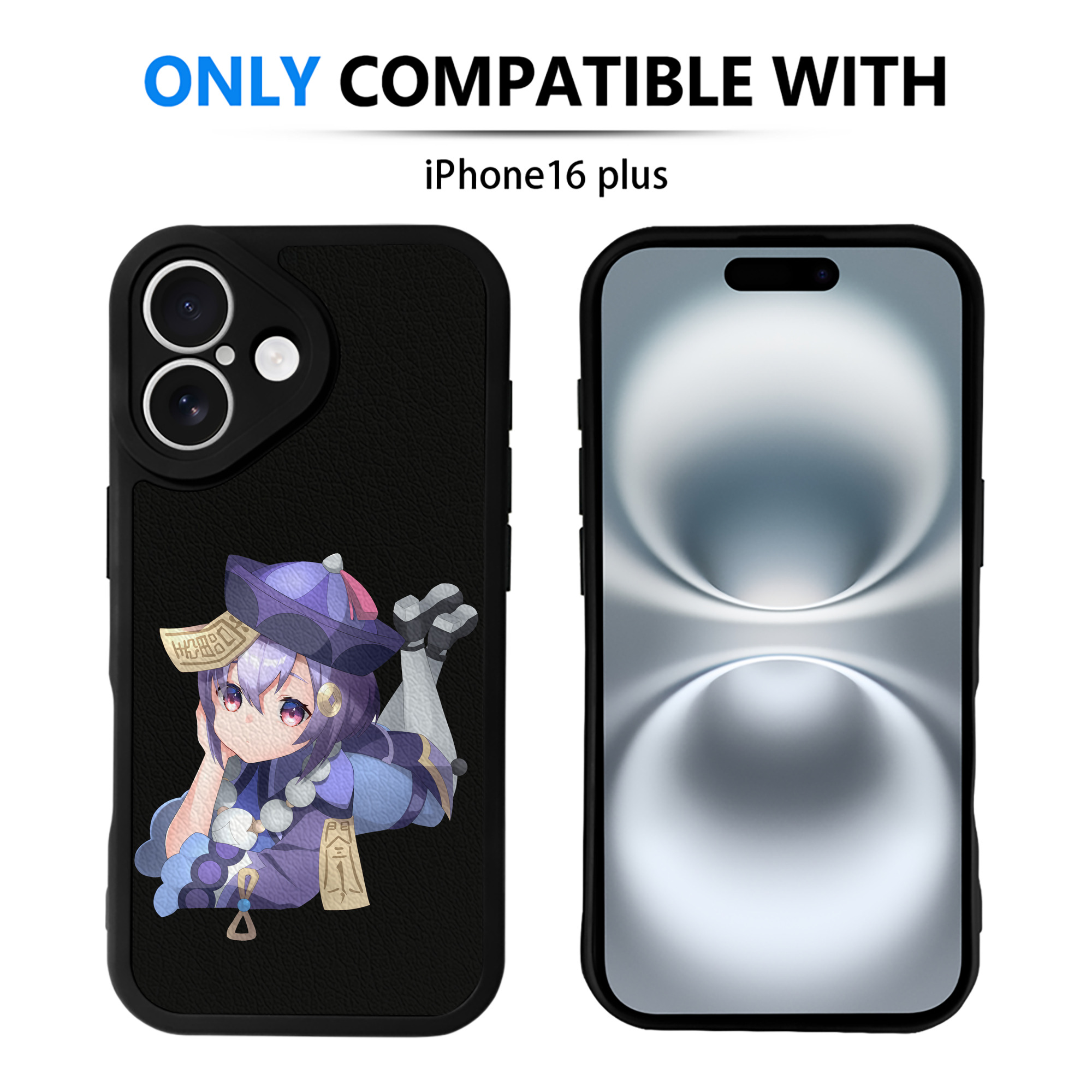 げんし神 七七 なな  genshin Nana 【iPhone 16シリーズ対応】シリコンスマホケース（レザー調） 材質：シリコン